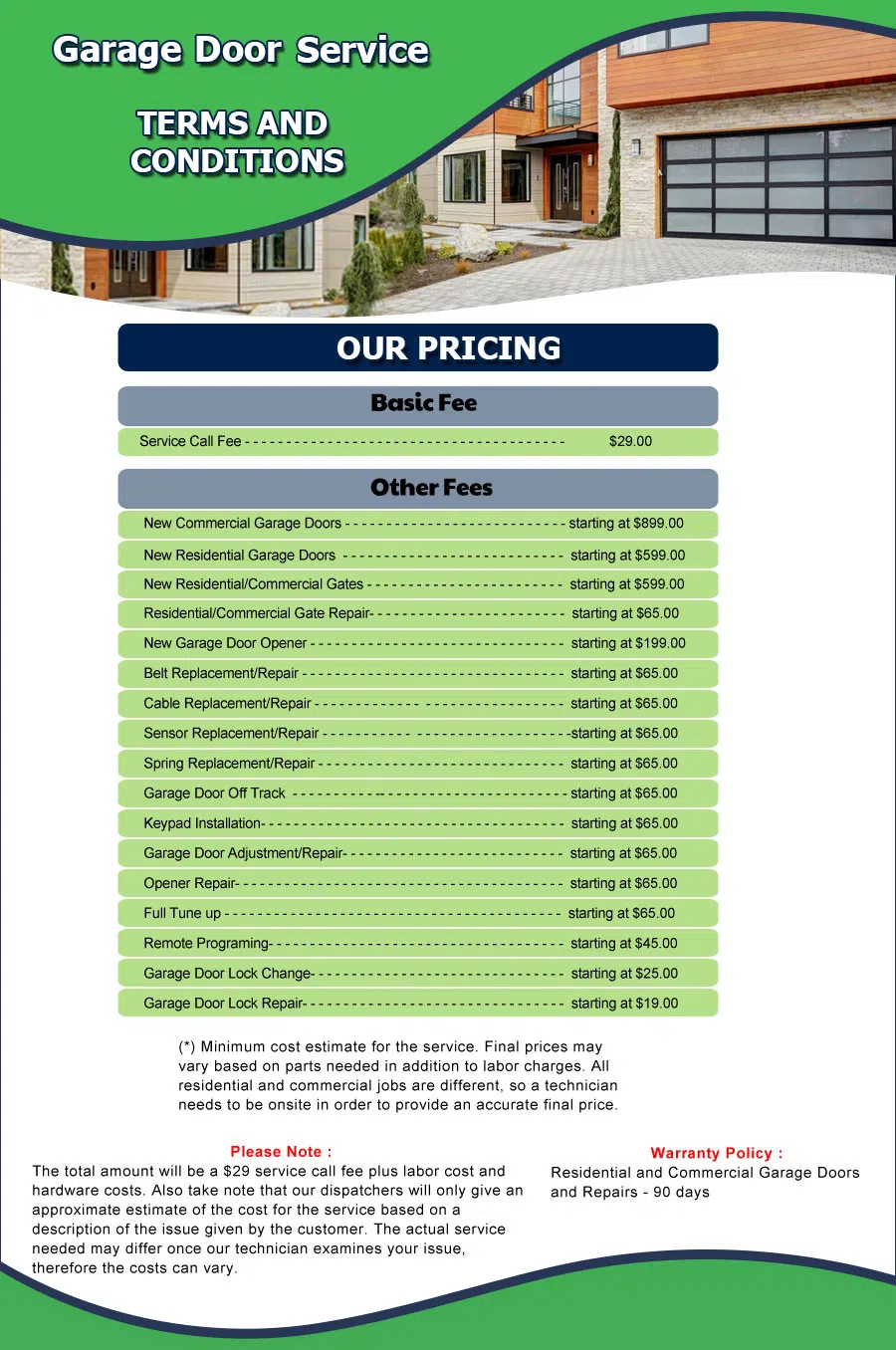 Neighborhood Garage Door Irvine, CA 949-333-0423